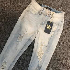 Indigo Rein ripped jeans size 0 NEW